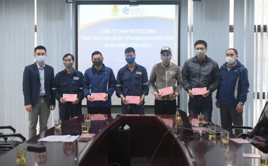 Công đoàn Tổng công ty Thép Việt Nam - CTCP luôn đồng hành của người lao động NatSteelVina