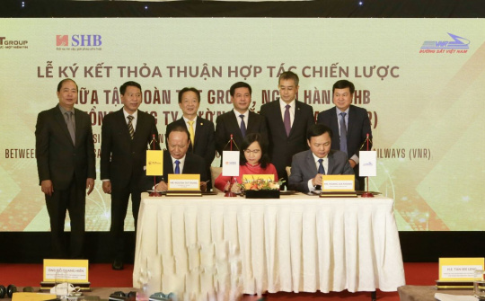 T&T Group - SHB: Hợp tác chiến lược với Vietnam Airlines và Tổng công ty Đường sắt Việt Nam