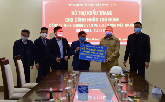 Công đoàn VNSTEEL: Cùng người lao động vượt qua đại dịch