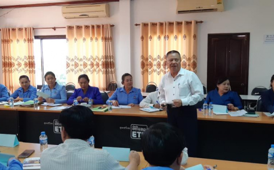 Công đoàn VNSTEEL tham gia chuyến thăm và làm việc tại Lào cùng Công Đoàn Công Thương