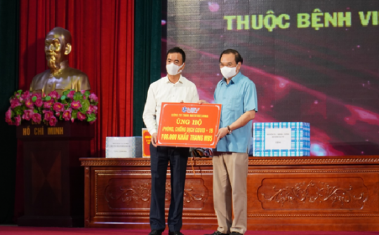 Công ty TNHH NatSteelVina đồng hành cùng 190 cán bộ y tế Thái Nguyên chi viện cho “tâm dịch” miền Nam