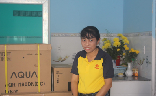 Ngôi nhà mới của chị Thùy