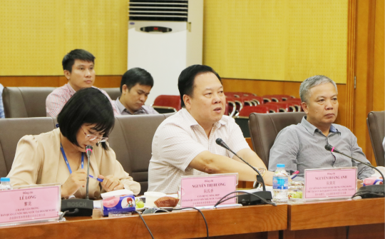 Chủ tịch Nguyễn Hoàng Anh chủ trì buổi làm việc trực tuyến với các bên liên doanh của Công ty TNHH Khoáng sản và Luyện kim Việt Trung