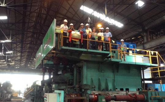 VICASA: Mỗi năm làm lợi 8 tỷ đồng nhờ cải tiến cụm máy cán thô hàng dọc