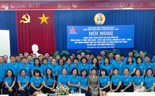 Công đoàn Tổng công ty Thép Việt Nam: Quán triệt Nghị quyết Đại hội Đảng bộ Tổng công ty nhiệm kỳ 2020- 2025