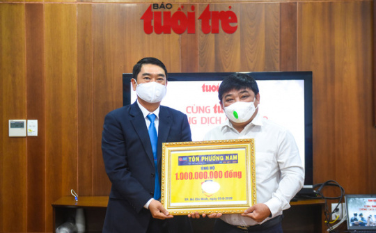 Tiếp tục ủng hộ 1 tỷ đồng cho chống dịch miền Trung, nghĩa cử của Tôn Phương Nam thật đáng quý