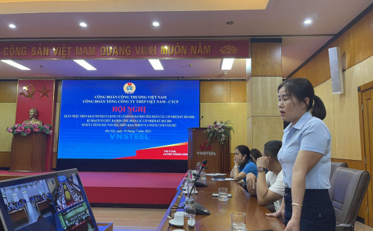 Người lao động VNSTEEL: Giữ vững niềm tin, sự lạc quan và tinh thần đoàn kết