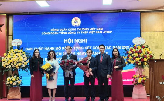 Công đoàn Tổng công ty Thép Việt Nam – CTCP: Một phần tư thế kỷ với sứ mệnh đồng hành cùng người lao động