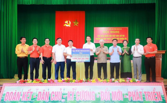 PVEP: Phát động trồng cây xanh và trao tài trợ an sinh xã hội tại tỉnh Nghệ An