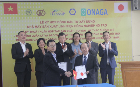 Hợp tác đầu tư đẩy mạnh phát triển công nghiệp hỗ trợ Hà Nội