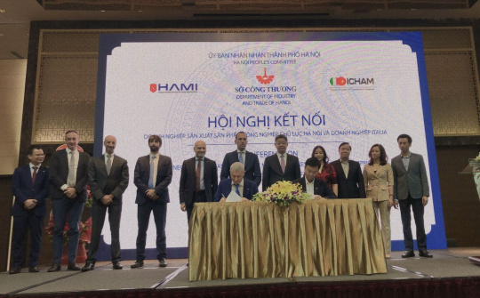 Kết nối sản xuất sản phẩm công nghiệp chủ lực Hà Nội - Italia