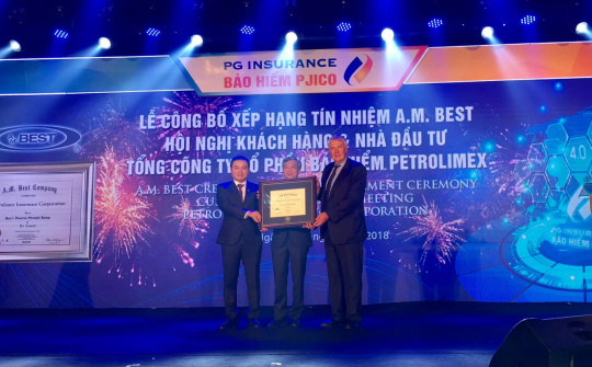 PJICO được xếp hạng  B+ từ  A.M.Best