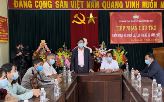 Công ty Cổ phần Thủy điện Sông Ba Hạ hỗ trợ huyện Sơn Hòa, Sông Hinh khắc phục hậu quả mưa lũ