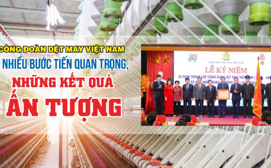 Công đoàn Dệt May Việt Nam: Những kết quả ấn tượng