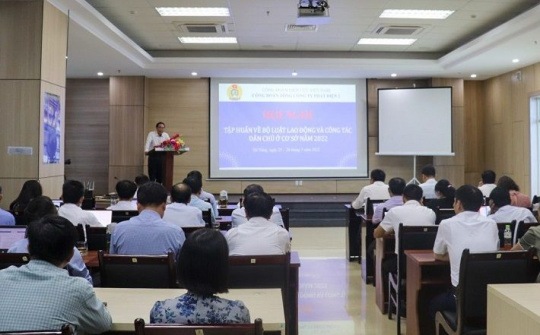 Công đoàn EVNGENCO2 tổ chức Hội nghị tập huấn Công tác dân chủ ở cơ sở