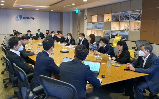EVNGENCO2 thăm và làm việc với Tập đoàn SEMBCORP