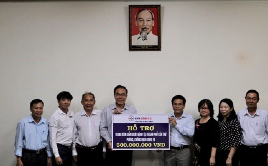 EVNGENCO 2 ủng hộ 500 triệu đồng phòng,chống dịch COVID-19