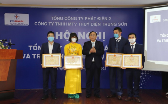Thủy điện Trung Sơn: Tận dụng hiệu quả nguồn nước phát điện, vượt khó cán đích
