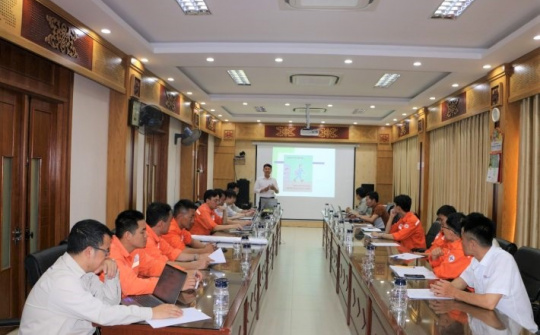 Thủy điện Trung Sơn tăng cường kiến thức, kỹ năng an toàn vệ sinh lao động