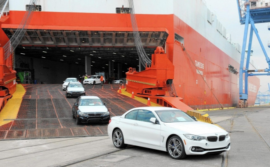 Ô tô nhập khẩu trong tháng 2/2019 sụt giảm mạnh