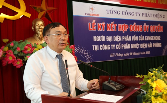 EVNGENCO2 ký kết hợp đồng ủy quyền Người đại diện phần vốn tại các Công ty Cổ phần Nhiệt điện Phả Lại và Hải Phòng