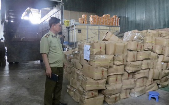 Quản lý thị trường Bắc Ninh tiêu hủy gần 21 tấn hàng hóa