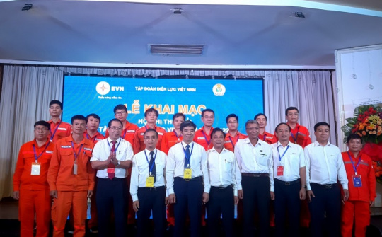 Thủy điện Trung Sơn tham dự Hội thi thợ giỏi cấp Tập đoàn năm 2022