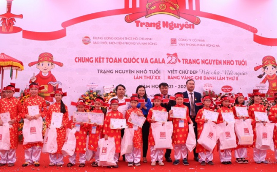 Ngày hội Trạng nguyên nhỏ tuổi toàn quốc mùa thứ 20 tiếp tục lan tỏa truyền thống hiếu học