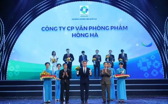 Văn phòng phẩm Hồng Hà: Tự hào lần thứ 5 đạt Thương hiệu quốc gia Việt Nam