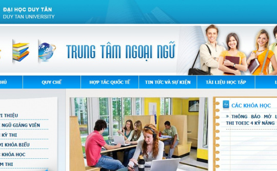 Nghiên cứu sự hài lòng của sinh viên đối với dịch vụ đào tạo tại Trung tâm Ngoại ngữ - Trường Đại học Duy Tân