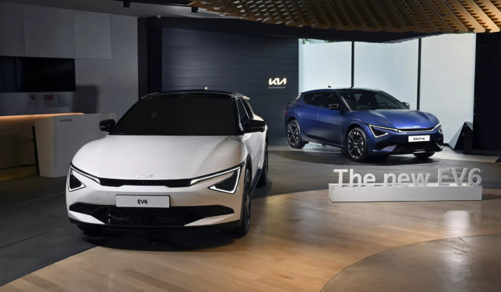 Kia EV6 mới ra mắt tại Hàn Quốc có pin lớn hơn, phạm vi hoạt động rộng hơn