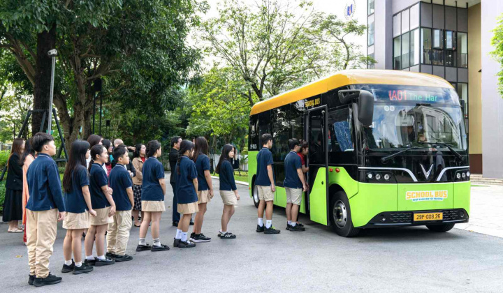 School Bus - dịch vụ “Xe điện học đường chuyên biệt” đầu tiên tại Việt Nam