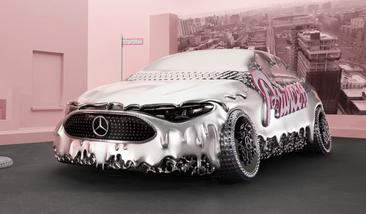 Mercedes-Benz CLA-Class 2025 như tác phẩm nghệ thuật với lớp crom ánh kim