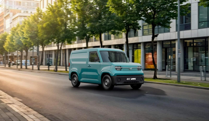 VinFast EC Van - Xe điện chở hàng siêu cơ động cho “người vận chuyển”