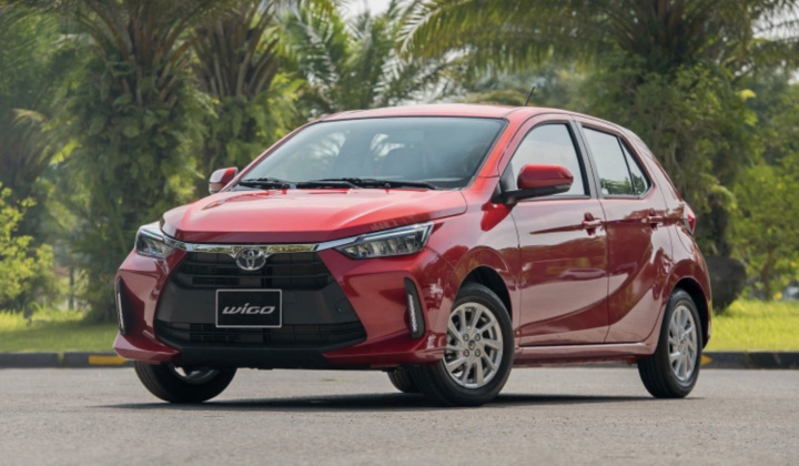 Toyota Wigo dẫn đầu danh sách 10 ô tô bán chậm nhất Việt Nam tháng 5/2026
