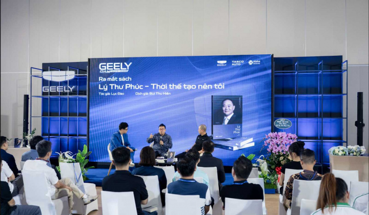 Alpha Books và Tasco Auto ra mắt sách về Lý Thư Phúc - nhà sáng lập hãng xe Geely