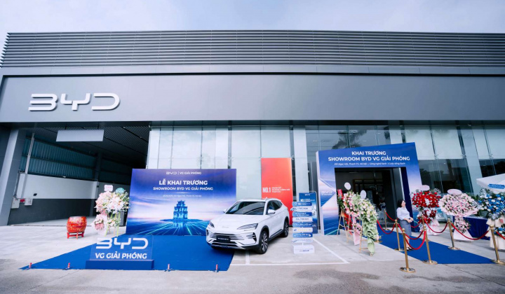 BYD Việt Nam khai trương thêm 2 showroom mới