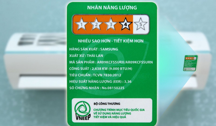 Hướng dẫn mới về kinh phí thực hiện lộ trình dán nhãn năng lượng