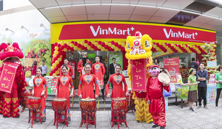 Vinmart + lập kỷ lục: Khai trương 117 cửa hàng trong ngày 31.12.2018