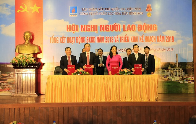 Năm 2019: Lọc hóa dầu Bình Sơn tiếp tục thực hiện trọng tâm thoái vốn sau cổ phần hóa