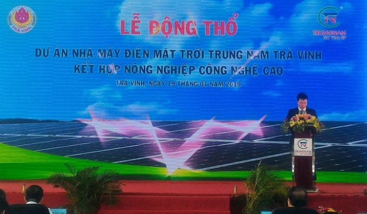 Động thổ Dự án điện mặt trời 3.500 tỷ đồng tại Trà Vinh