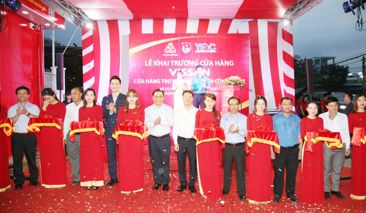 Công Ty VISSAN Khai trương Cửa hàng trợ giá thanh niên công nhân
