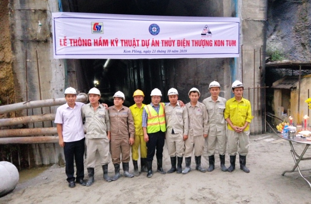 Thông hầm kỹ thuật tuyến năng lượng Thủy điện Thượng Kon Tum