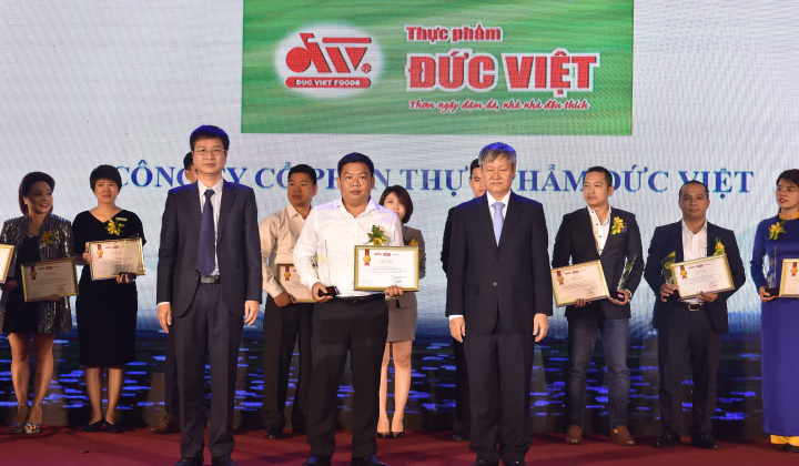 Thực phẩm Đức Việt vào Top 100 Sản phẩm - Dịch vụ Tin & Dùng 2019