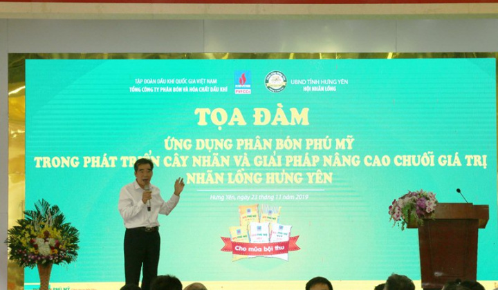 Phân bón Phú Mỹ giúp nâng cao chuỗi giá trị Nhãn lồng Hưng Yên