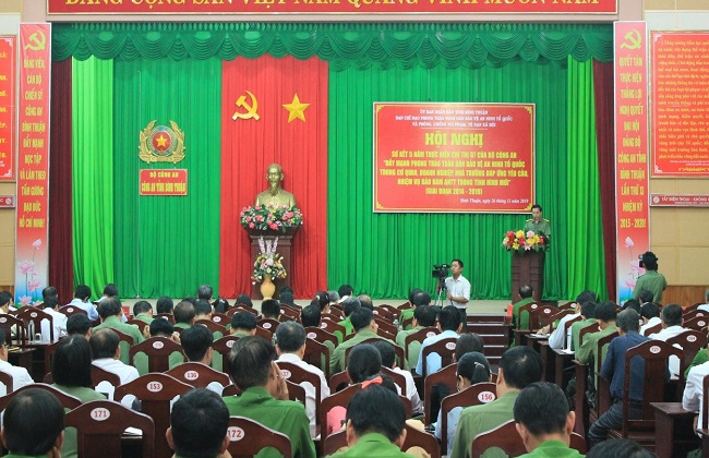 Nhiệt điện Vĩnh Tân xuất sắc trong phong trào toàn dân bảo vệ an ninh Tổ quốc