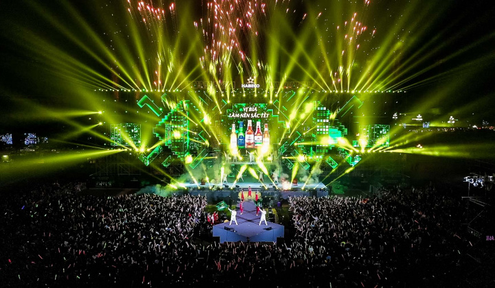 "Chào sân'' tại Nghệ An, Đại tiệc âm nhạc Chào năm mới 2020 - Vị bia làm nên sắc Tết chính thức bắt đầu