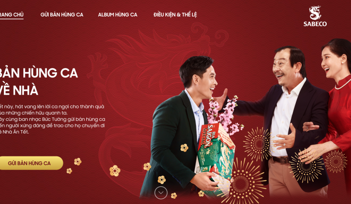 Ban nhạc Bức Tường góp mặt trong "Bản hùng ca về nhà" của SABECO