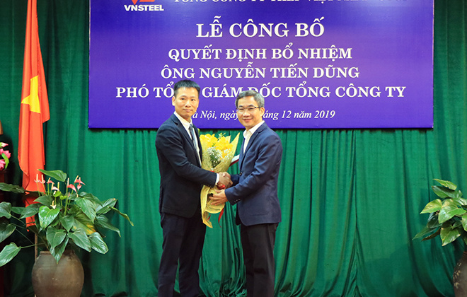 Tổng Công ty Thép bổ nhiệm Phó TGĐ mới