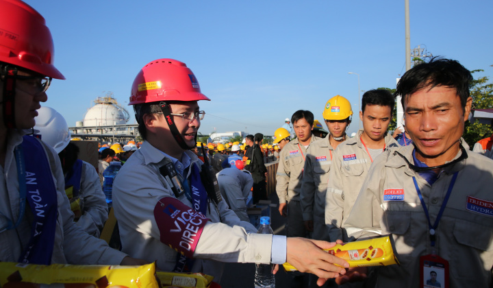 Nhà máy Lọc dầu Dung Quất đạt 20 triệu giờ công an toàn